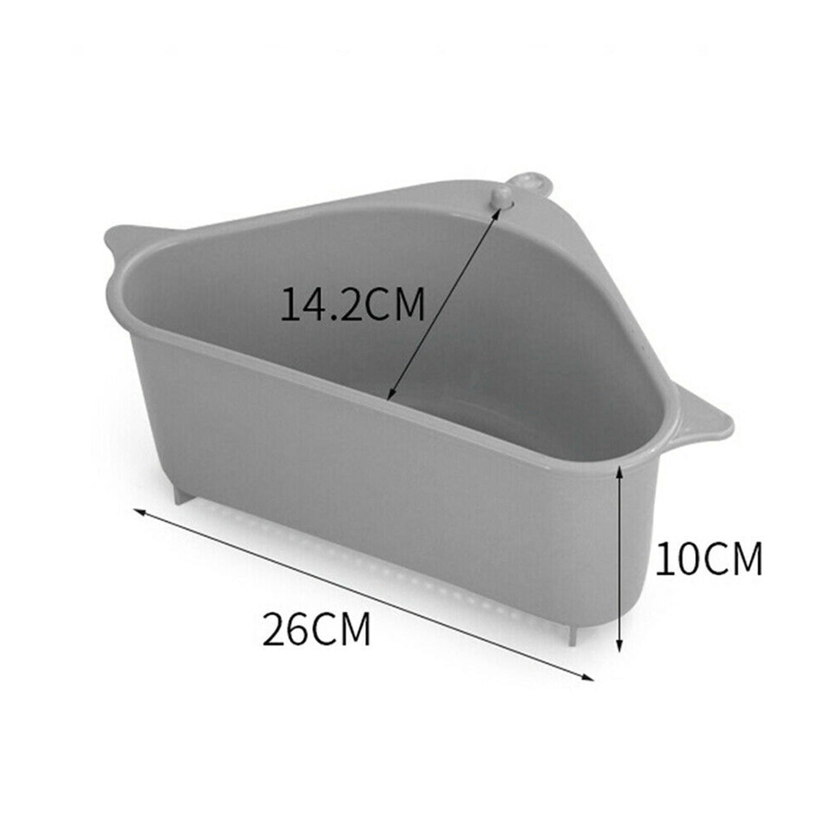 Kitchen Triangle Sink Corner Rack Storage Drain Strainer Holder Shelf Container'