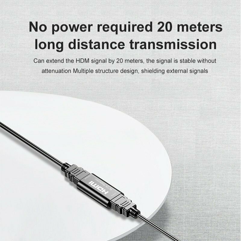 4K HDMI Extender Repeater Signal Amplifier Booster Adapter 2K 60Hz 40m New