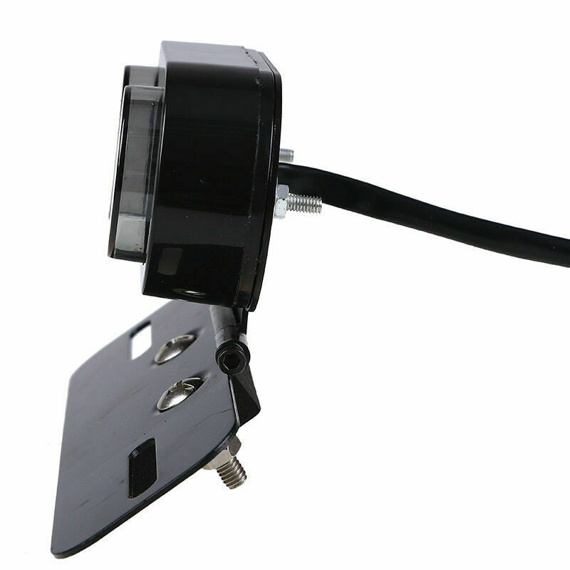 Motorcycle License Plate Holder Rear Brake Stop Tail Light LED Universal Fit BMW