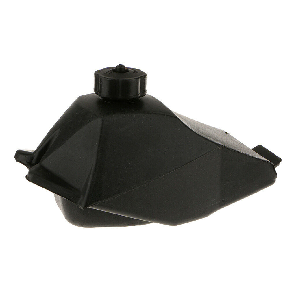 Black Gas Fuel Tank With Cap Heavy Duty For 49cc Motorcycle ATV Dirt Bike