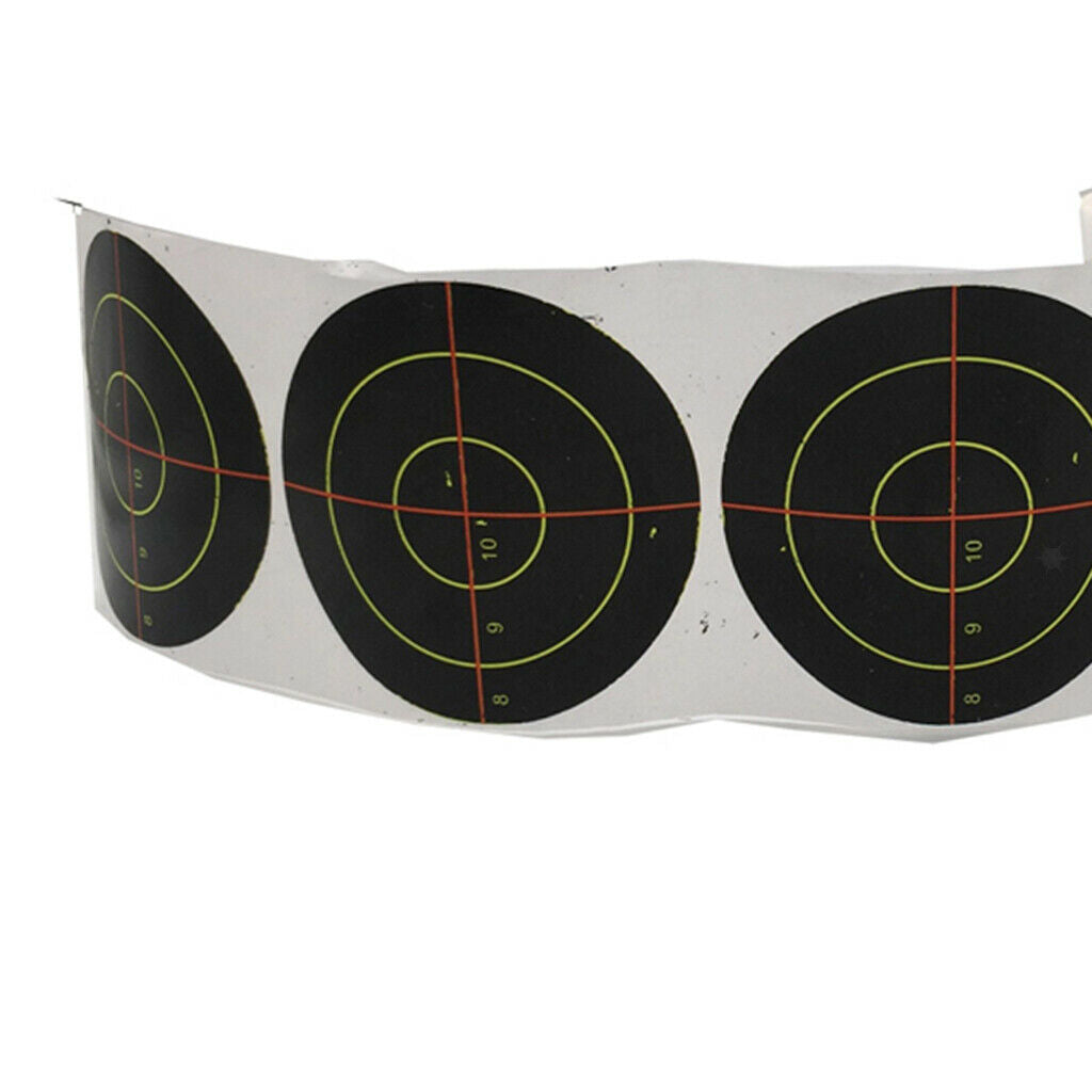 250pcs Shooting Targets Reactive Splatter Targets Adhesive Paper Target