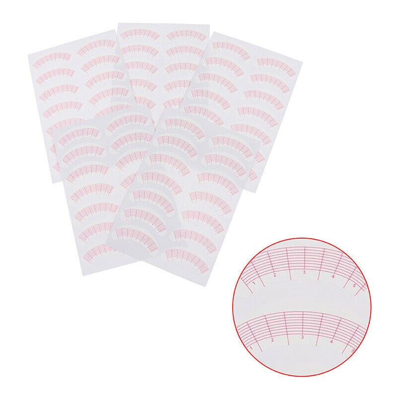 35Pairs Measure Practice Eyelash Extension Training Eye Positioning Tips .l8