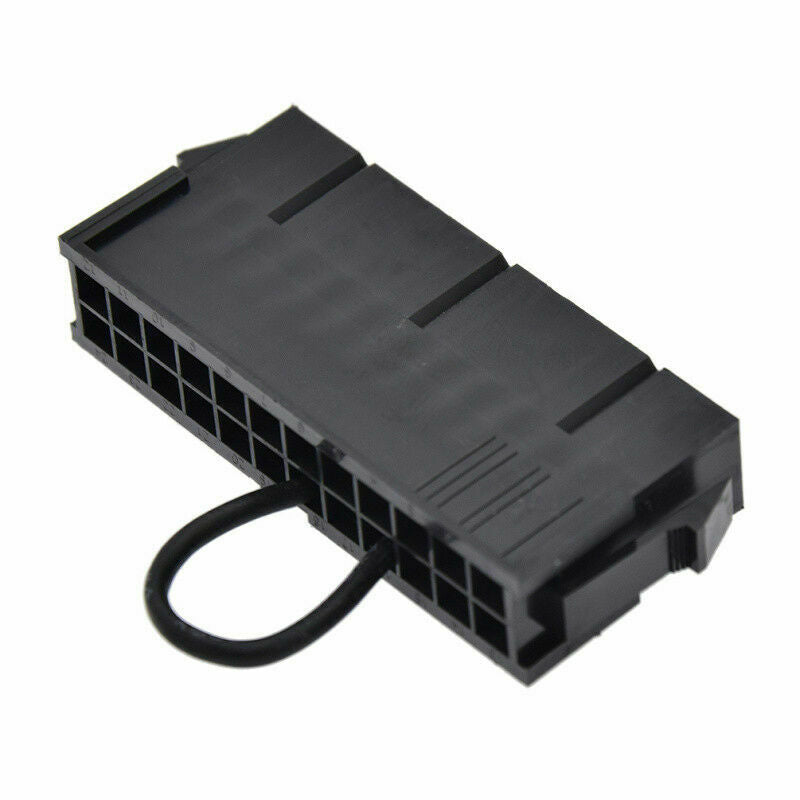 2Pcs 24-Pin Female ATX PSU Power Starter Tester Start up Jumper Bridge Supplies