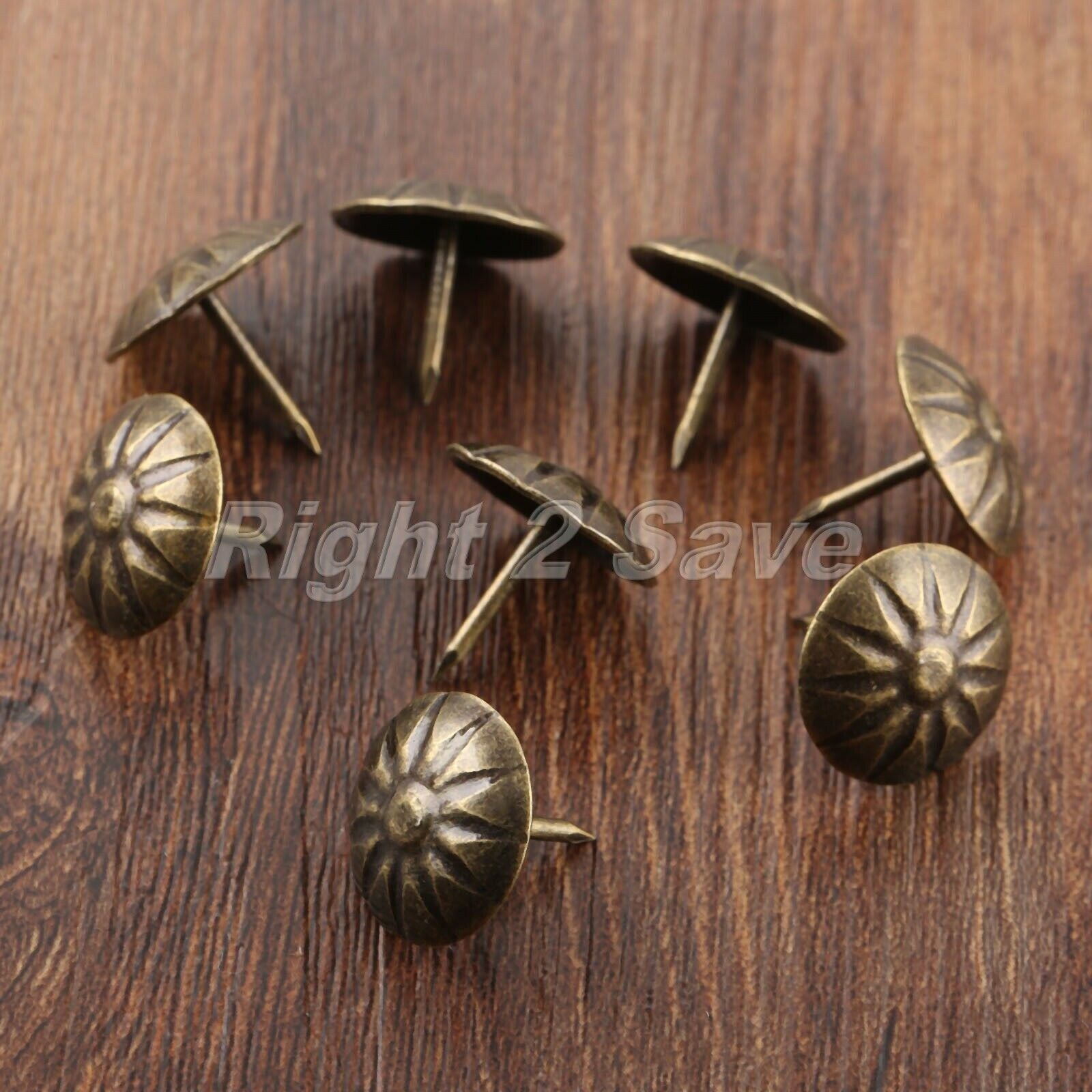 20pcs Retro Upholstery Nail Jewelry Box Sofa Furniture Door Decorative Tack 17mm