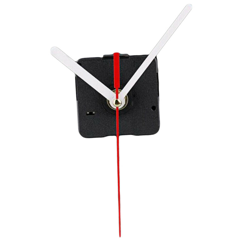 Plastic Clock Movement with Shaft Mechanism Fittings Repair Accessories Set