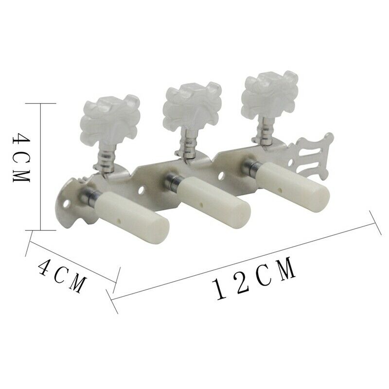 Y-06 Guitar Knobs Guitar Tuner White Head Metal Guitar Knob Acoustic Guitar U1I3