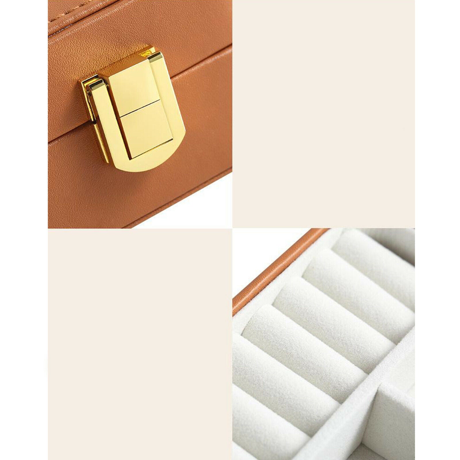 Small Jewelry Box for Women Travel Jewelry Organizer for Necklace Earring Rings