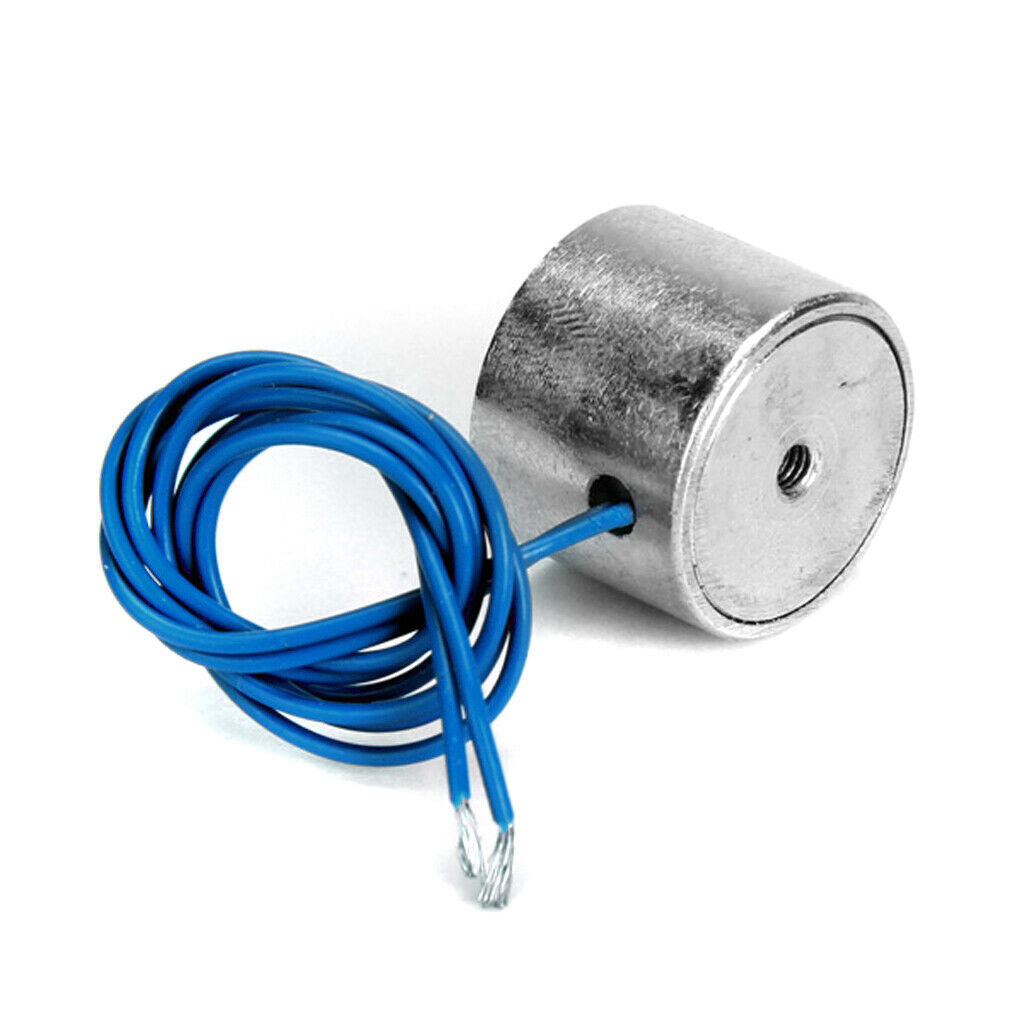 12V DC Electric Lifting Magnet Electromagnet - Solenoid Lift Holding (25N) -