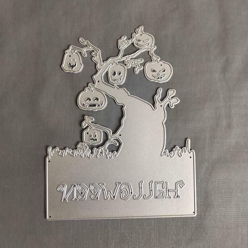 Metal Halloween Pumpkin Cutting Dies Stencil DIY Scrapbooking Album Paper Card