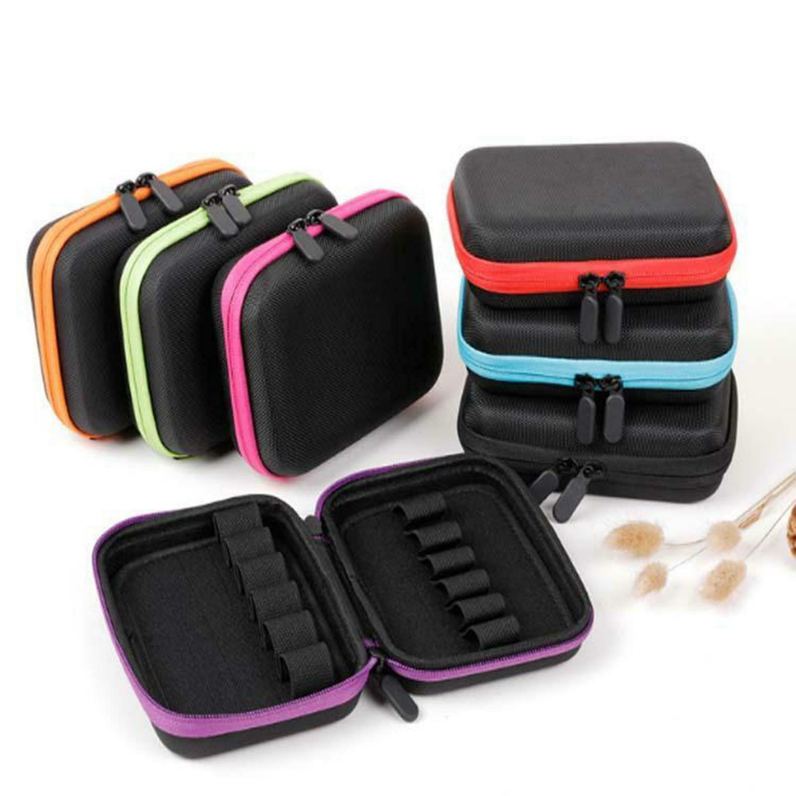 Essential Oil Bag10ml Aromatherapy Storage Holder Case for 12 Bottles Red