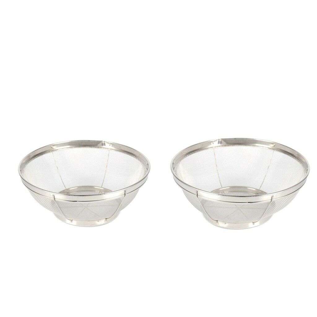 2 Pieces / Set Practical Fruits Vegetables Vegetables Drain Wash Basin Strainer