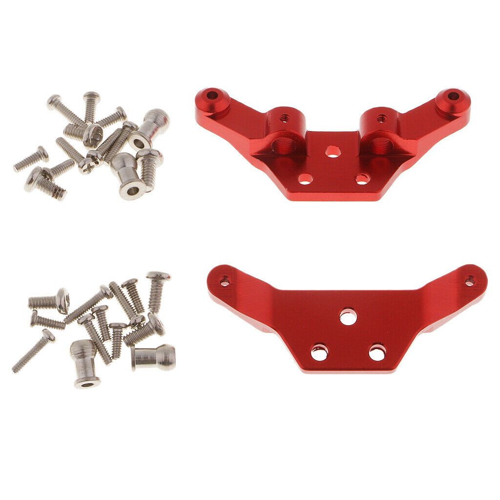 2 Pieces Alloy Front Rear Shock Damper Tower for 1/28 Wltoys K969 K989 K999 P929