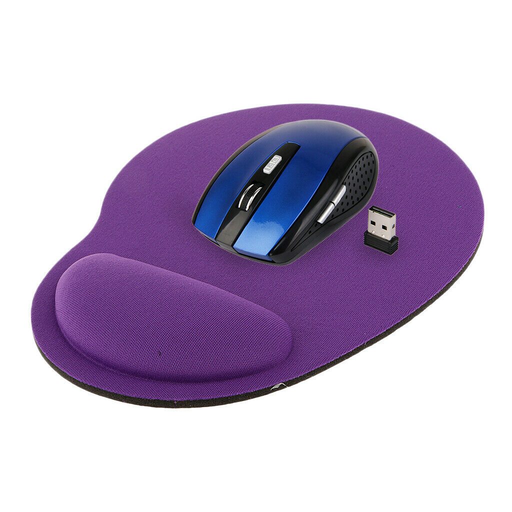 2.4GHz Wireless Optical Mouse Cordless Mice USB Receiver +Mousepad for PC