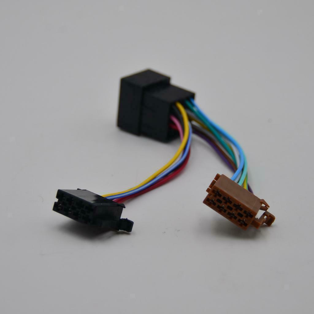 7.9x1.2x1.6inch Car Stereo Audio Harness w/ ISO Adapter For   106 307