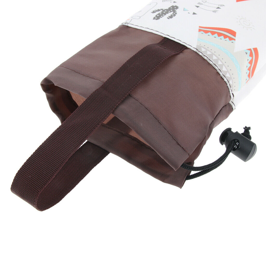 2 Pieces Camping Paper Cup Dispenser Holder Bag Disposable Water Cups with