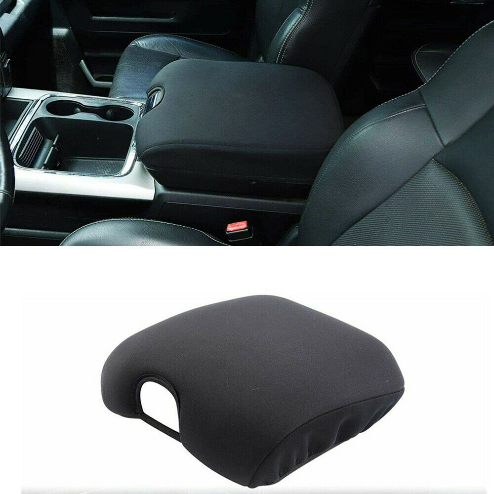 For 2010-2017 Dodge RAM 1500 2500 3500 Center Console Cover Armrest Pad Black