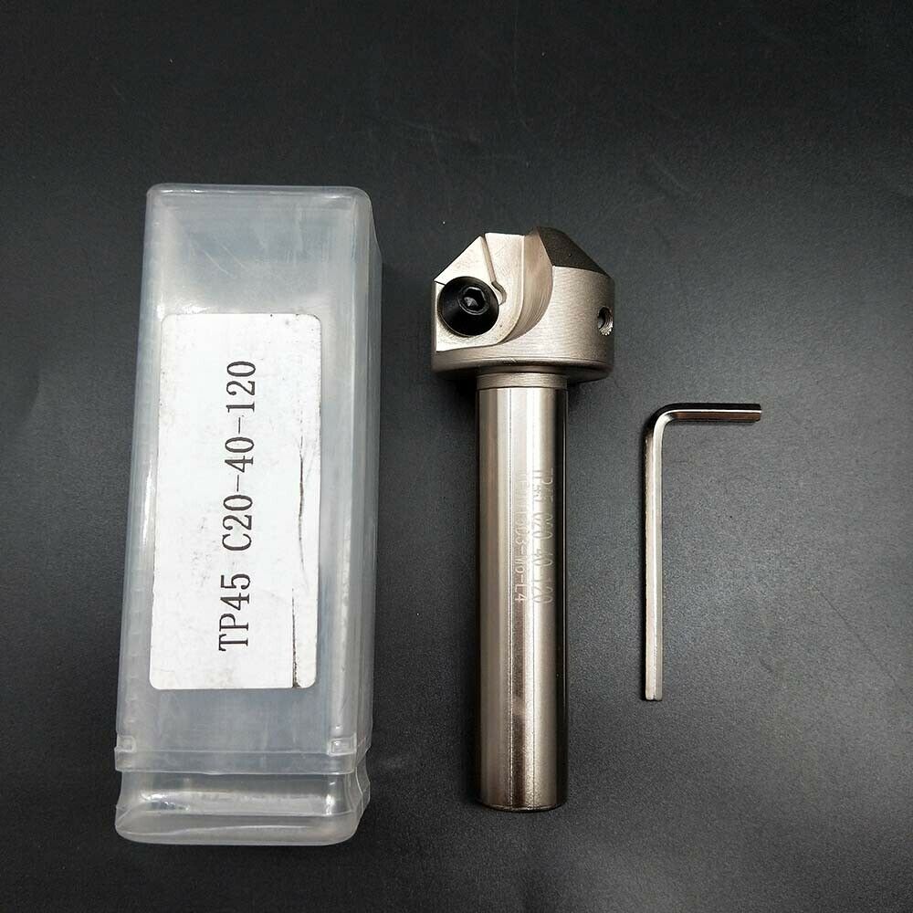 45° TP45 C20-40-120 CNC Chamfering drill tool holder For TPMN1603 inserts
