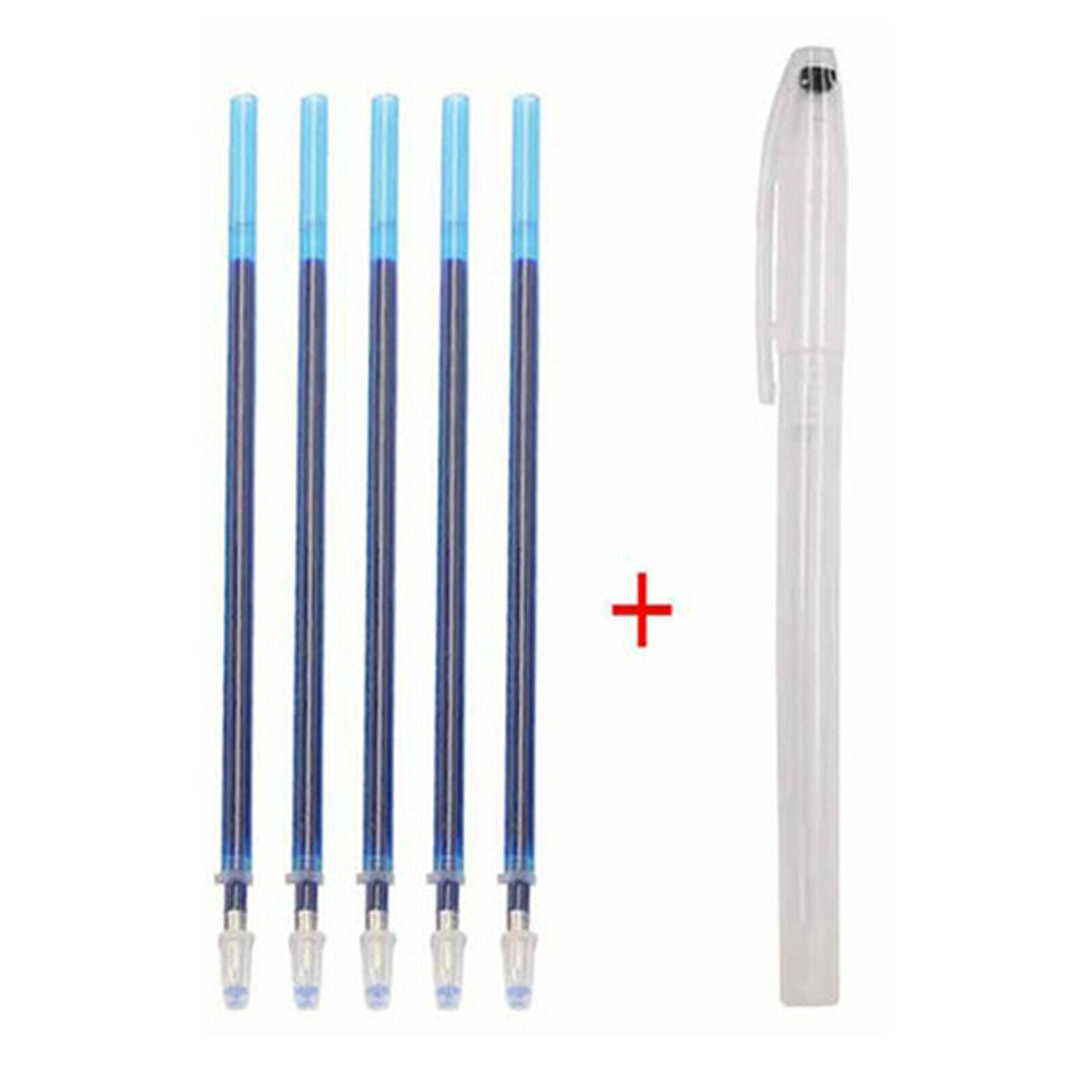 5 Sheets 20x20" Water Soluble Embroidery Stabilizer Tracing Paper with Pens