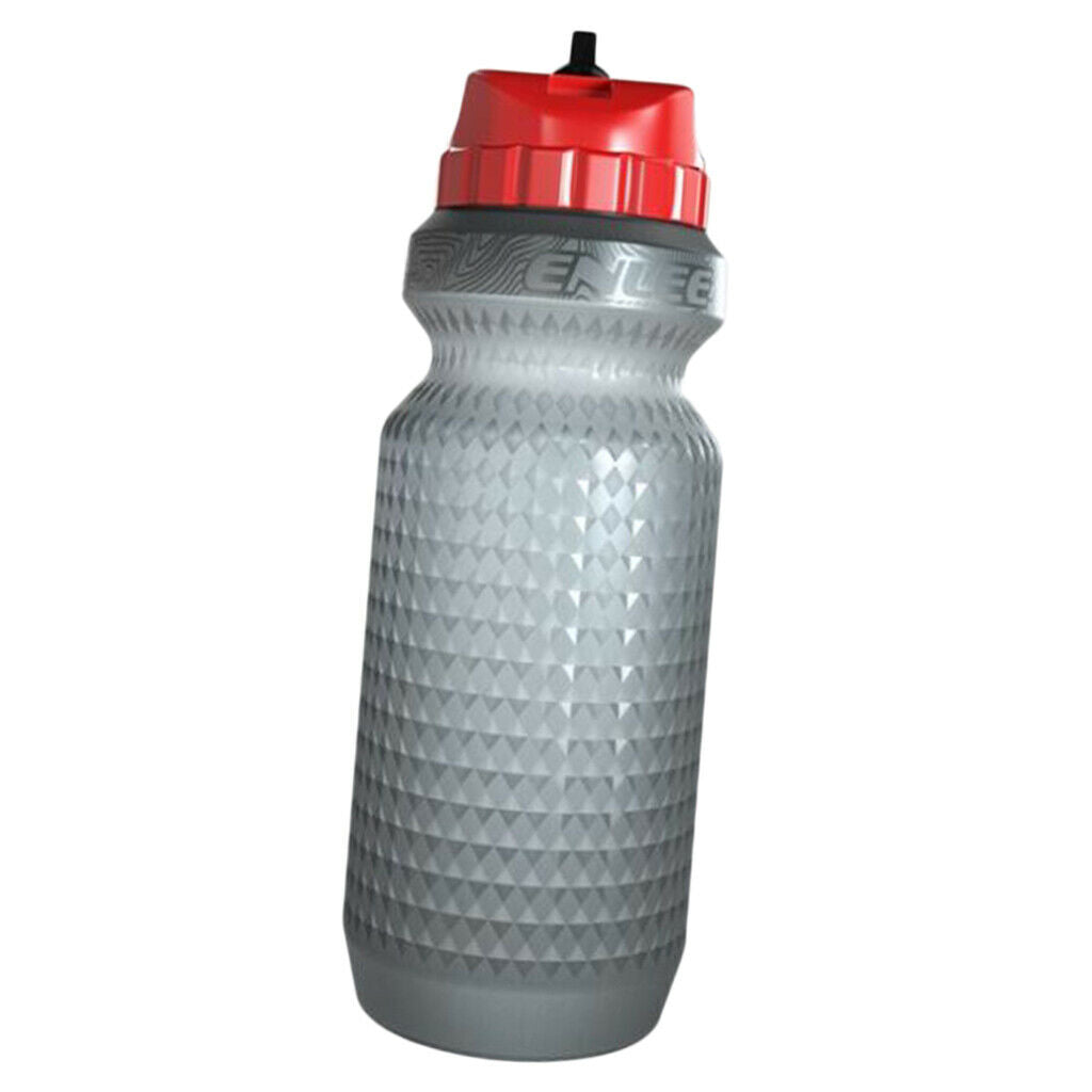 Bike Bicycle Water Bottle Leak Proof Sports Squeeze Cycling Drink Kettle Cup Red