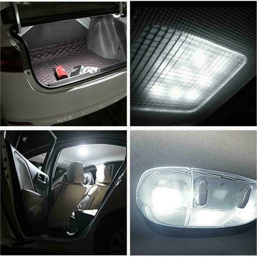 10X 12V 36mm C5W Festoon LED COB Reading Map Door Licence Plate Dome Bulb Light