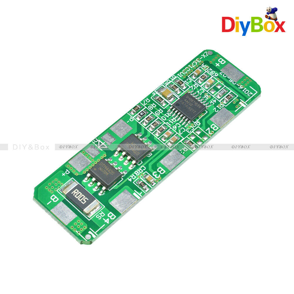4A-5A 4S PCB BMS Protection Board for 4 Packs 18650 Li-ion lithium Battery Cell