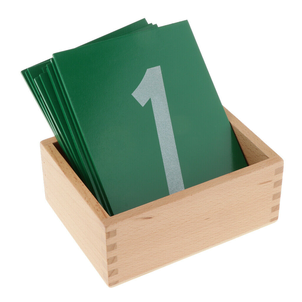 Toys Montessori Numbers Paper Educational Game for Kids with Storage Bag