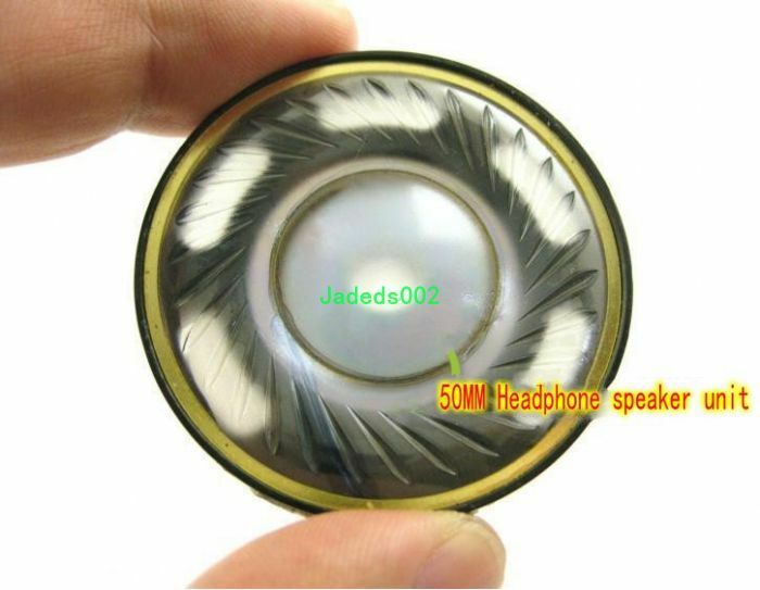 2pcs 50mm Neodymium Headphone speaker headset earphones DIY upgrade HIFI