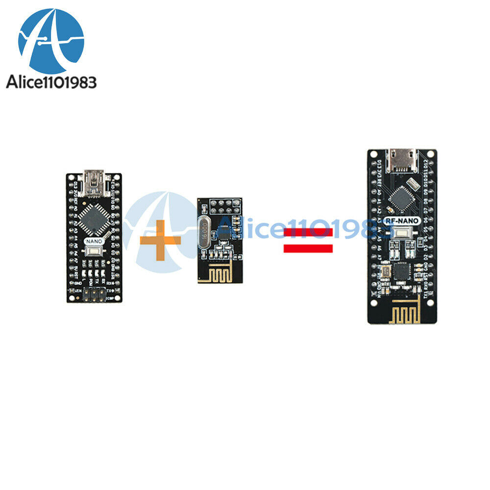 QFN32 NANO V3.0 NRF24L01+2.4G RF-Nano Integrated Board ATMEGA328P USB Interface