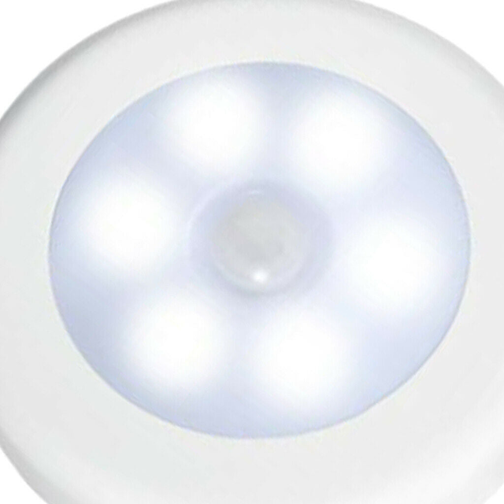 6 LED Auto Motion Sensor Infrared Toilet Cabinet Stair Lamp Night Light Battery