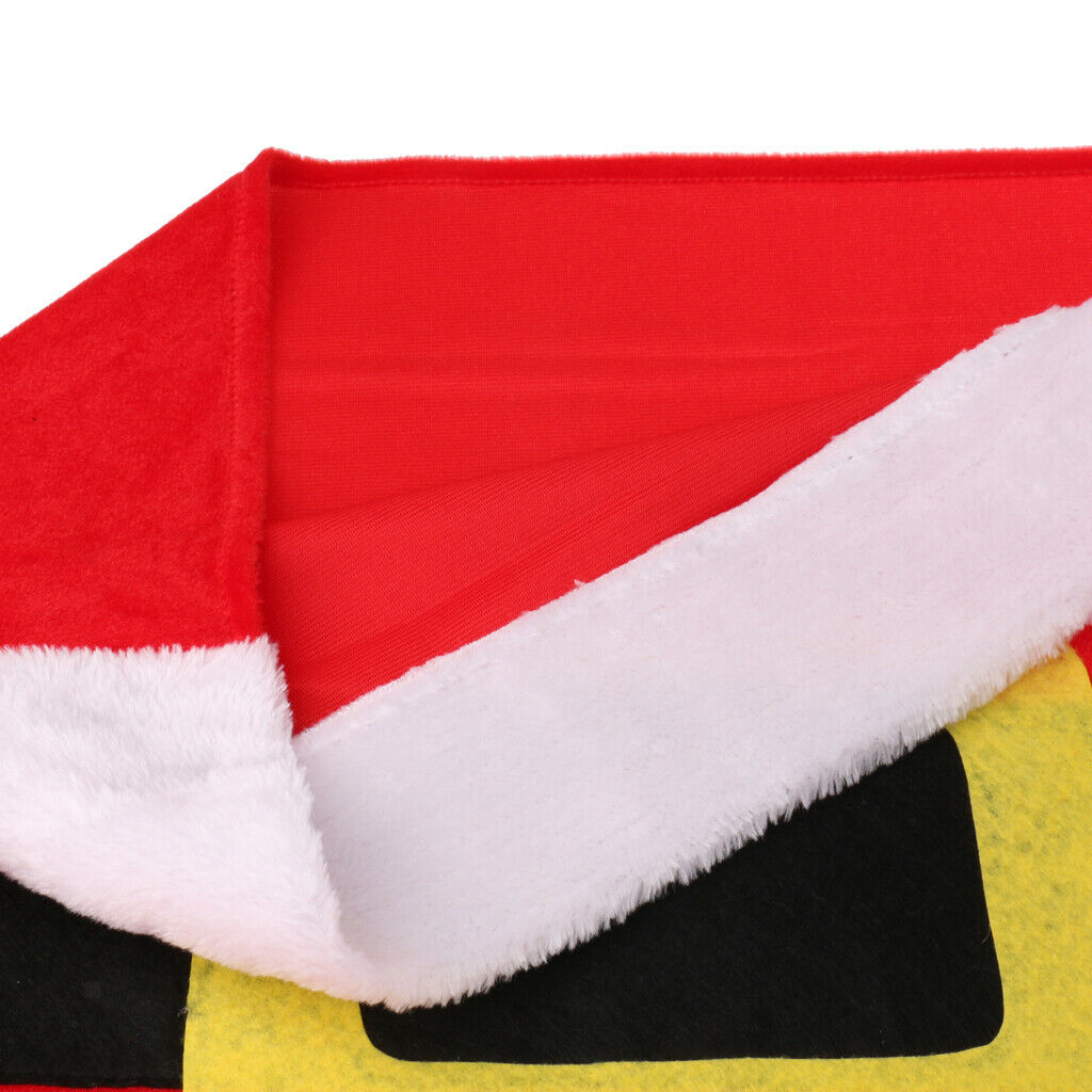 Festive Christmas Belt Chair Back Cover Xmas Dinner Banquet Kitchen Table Party