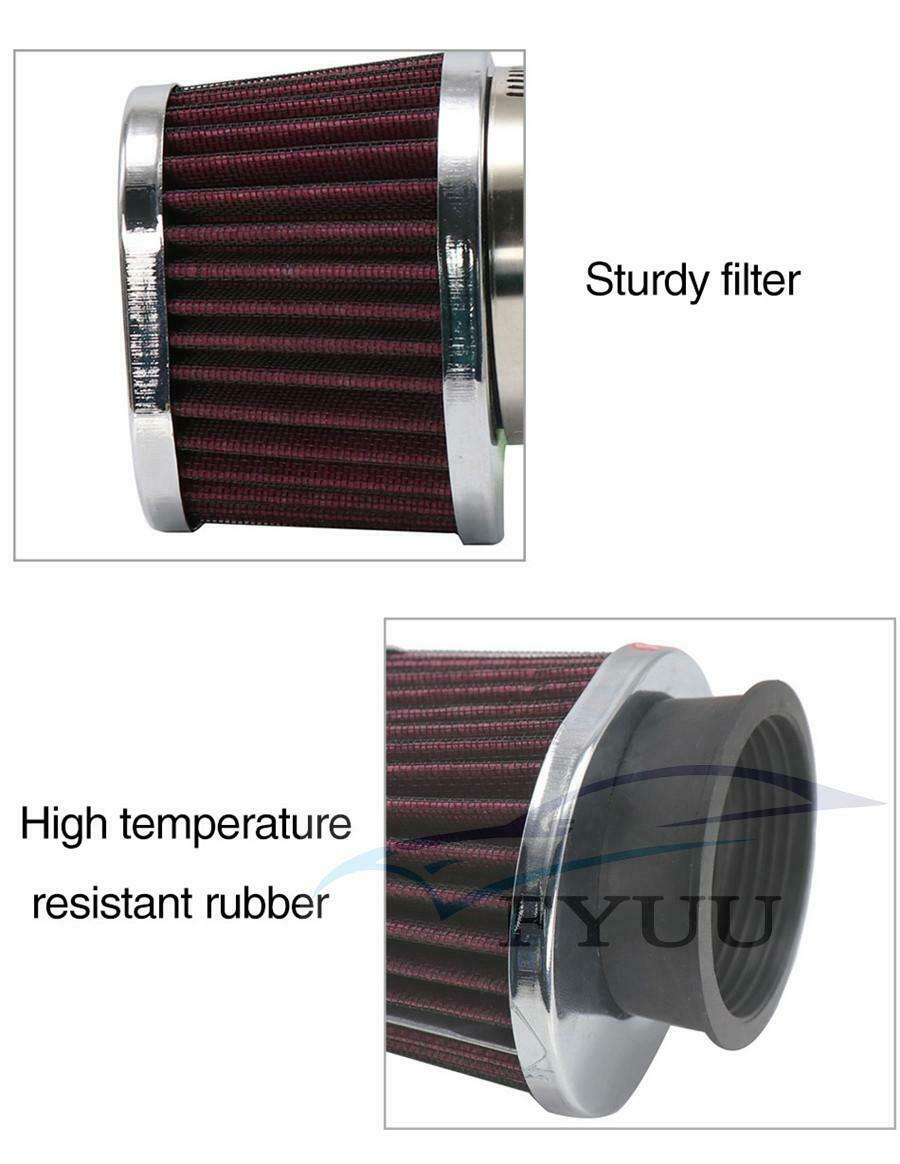 2PCS 50mm Motorcycle Air Filter Motocross Scooter Air Pods Cleaner For Yamaha