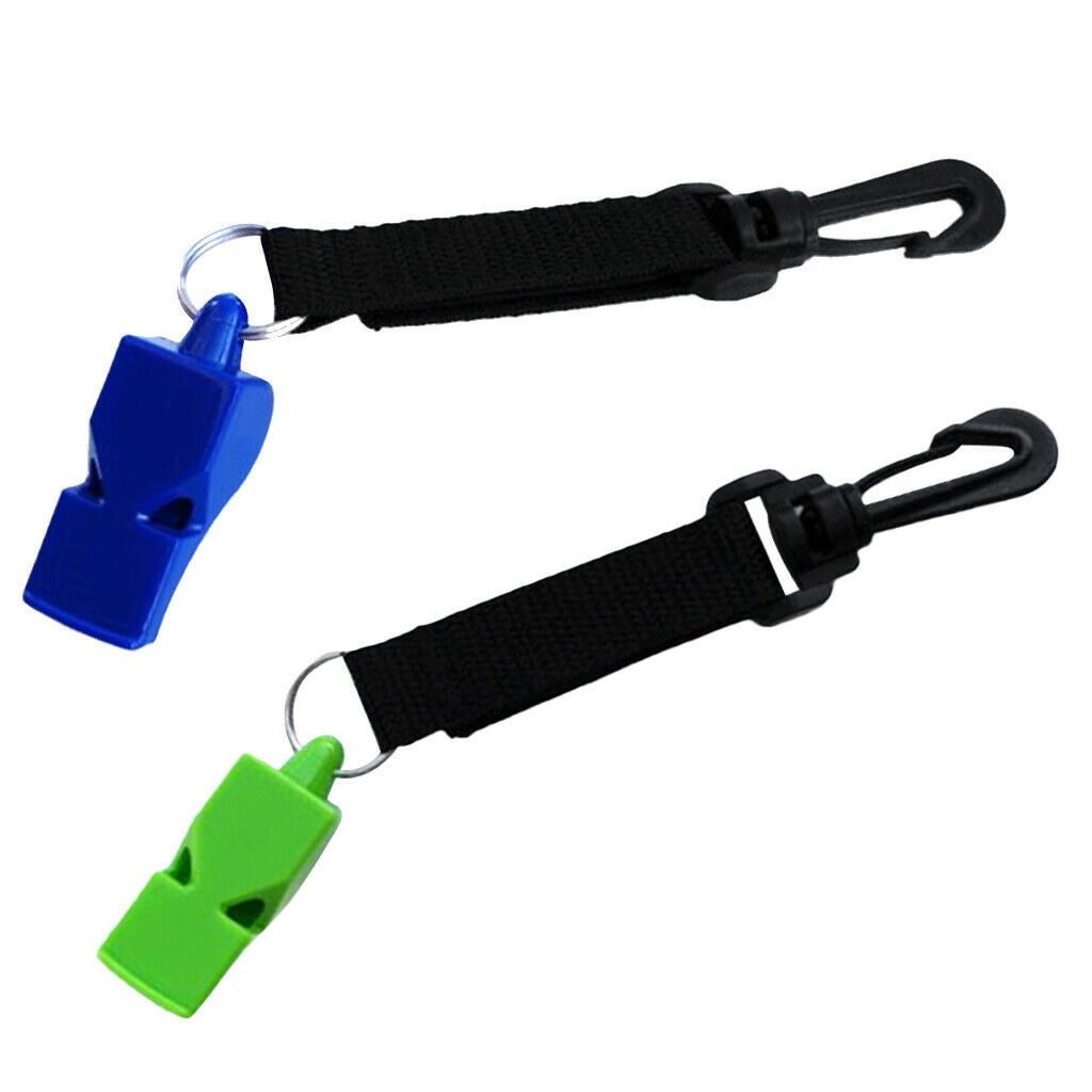 2pcs Super Loud Emergency Canoe Scuba Dive Safety Whistle Outdoor Boating