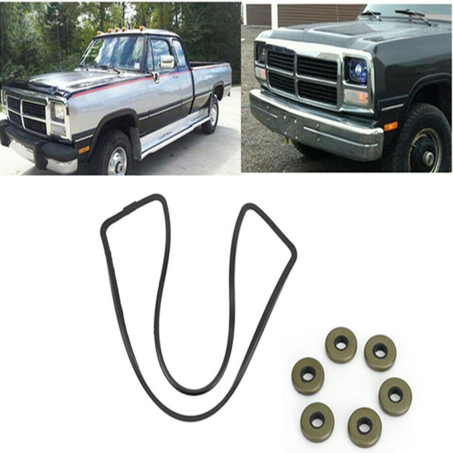 1PC for 89-02 12V Cummins 5.9 OEM 3284623 Tappet Cover Gasket W/ Grommet Seals