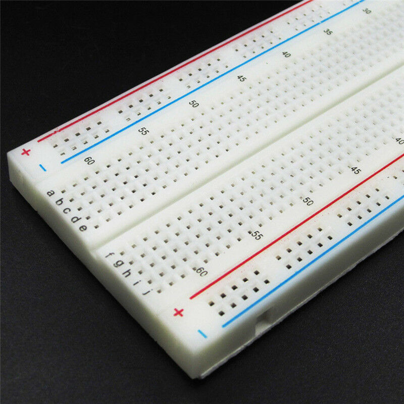 MB-102 Solderless Breadboard Protoboard 830 Tie Points 2 Buses Test Circuit Fad