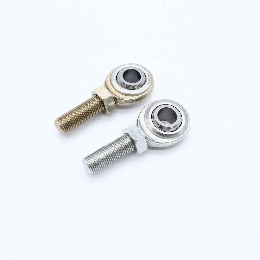new  2pcs 1/2 x 1/2-20 Male LH Rod Ends Heim Joint Heims CML-8 Jam Nut