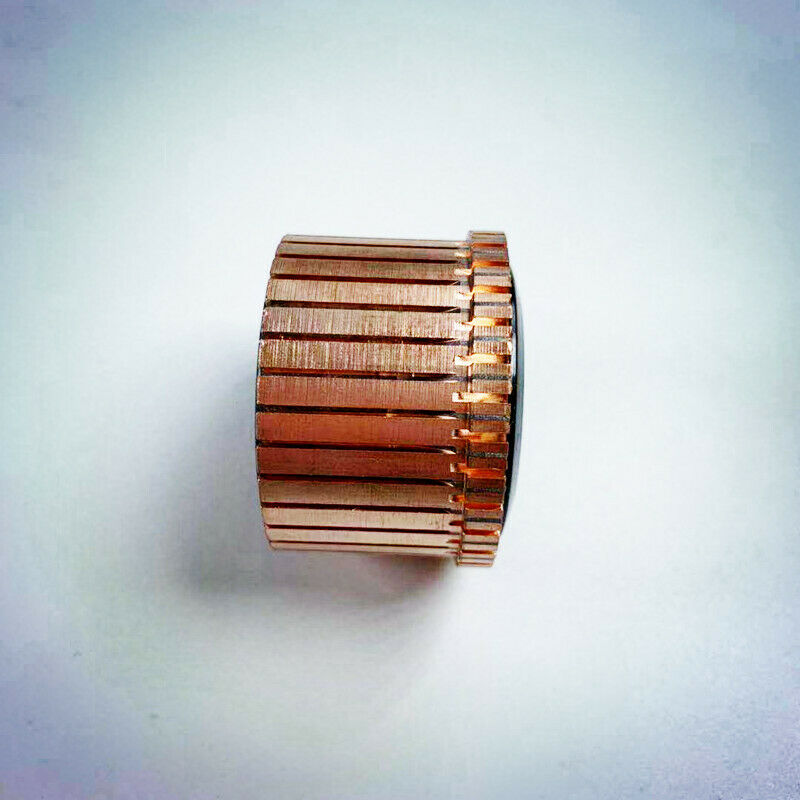 13mm x 36.8mm x 24.5mm 32 Gear Tooth Copper Shell Mounted Commutator AHY-3305-32
