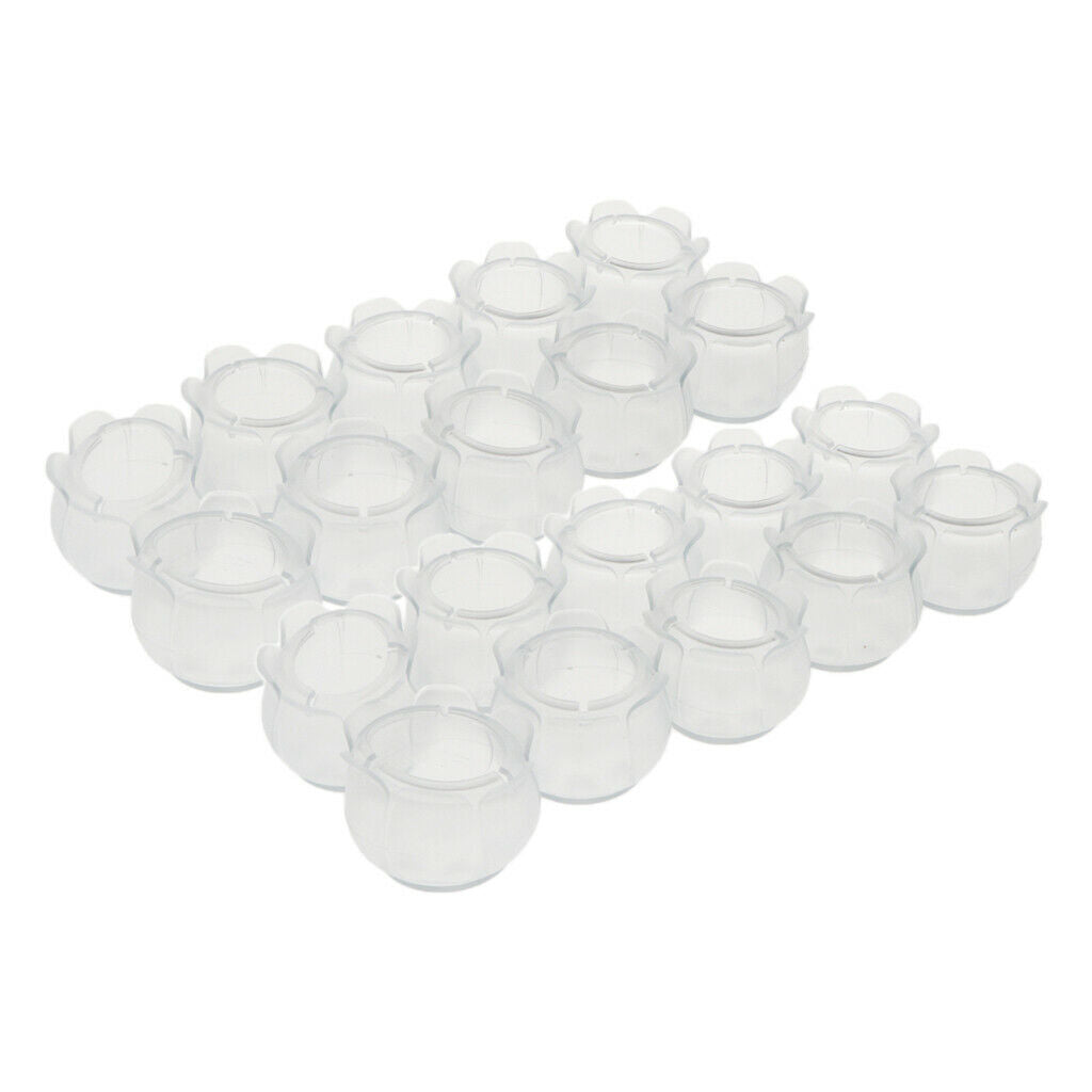 20pcs Chair Leg Wood Floor Protectors Chair Feet Glides Silicone Caps Tips