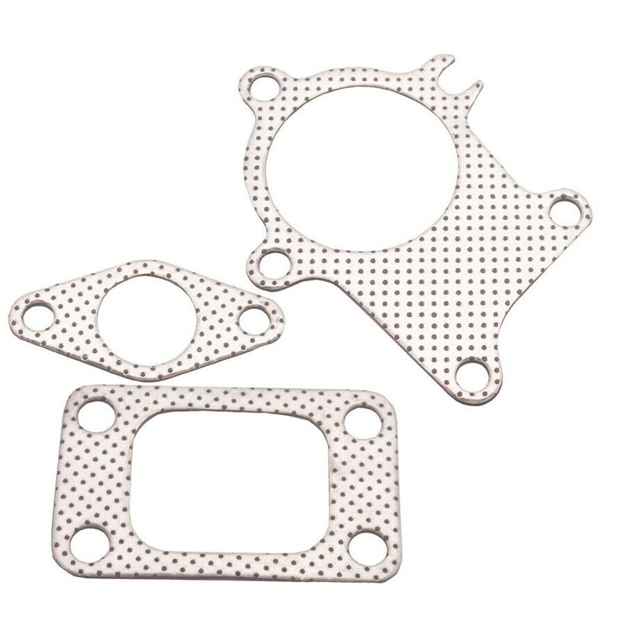For Garrett T3/T4 Turbo 5 Bolt Turbocharger Downpipe Gasket Kit Stainless Steel
