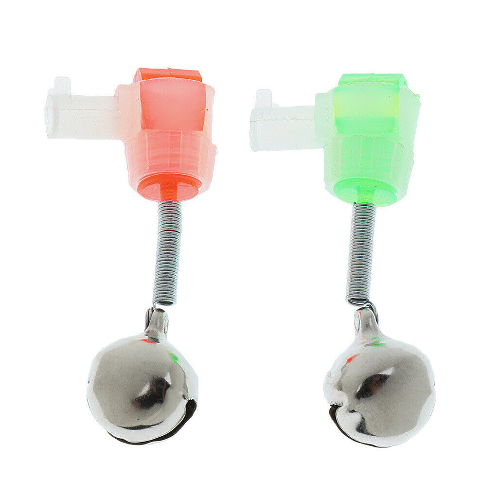 30Pcs Fishing Bite Alarms Single Bell Rod Tip Alert Ring Fishing Rod Bells