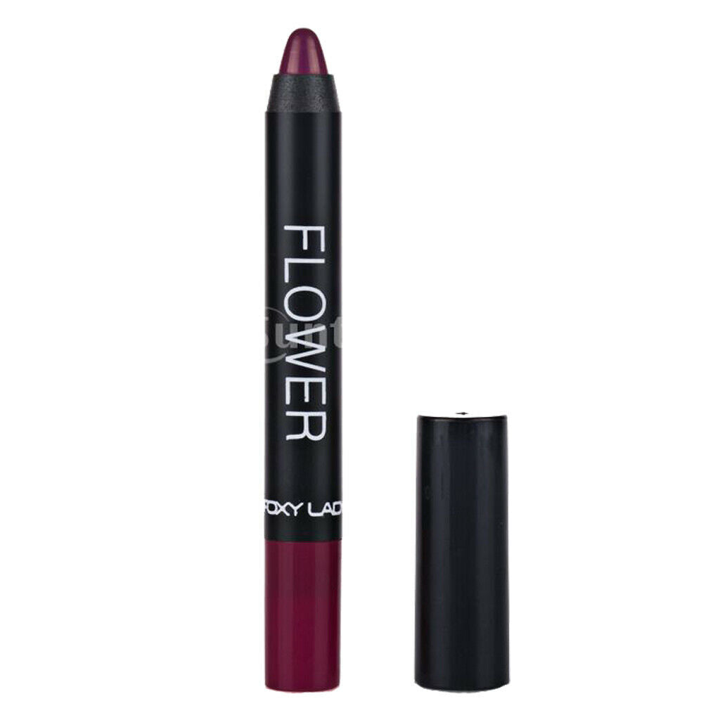 Waterproof Long Lasting Matte Soft Lipstick Pencil Makeup Cosmetic Moisturizing