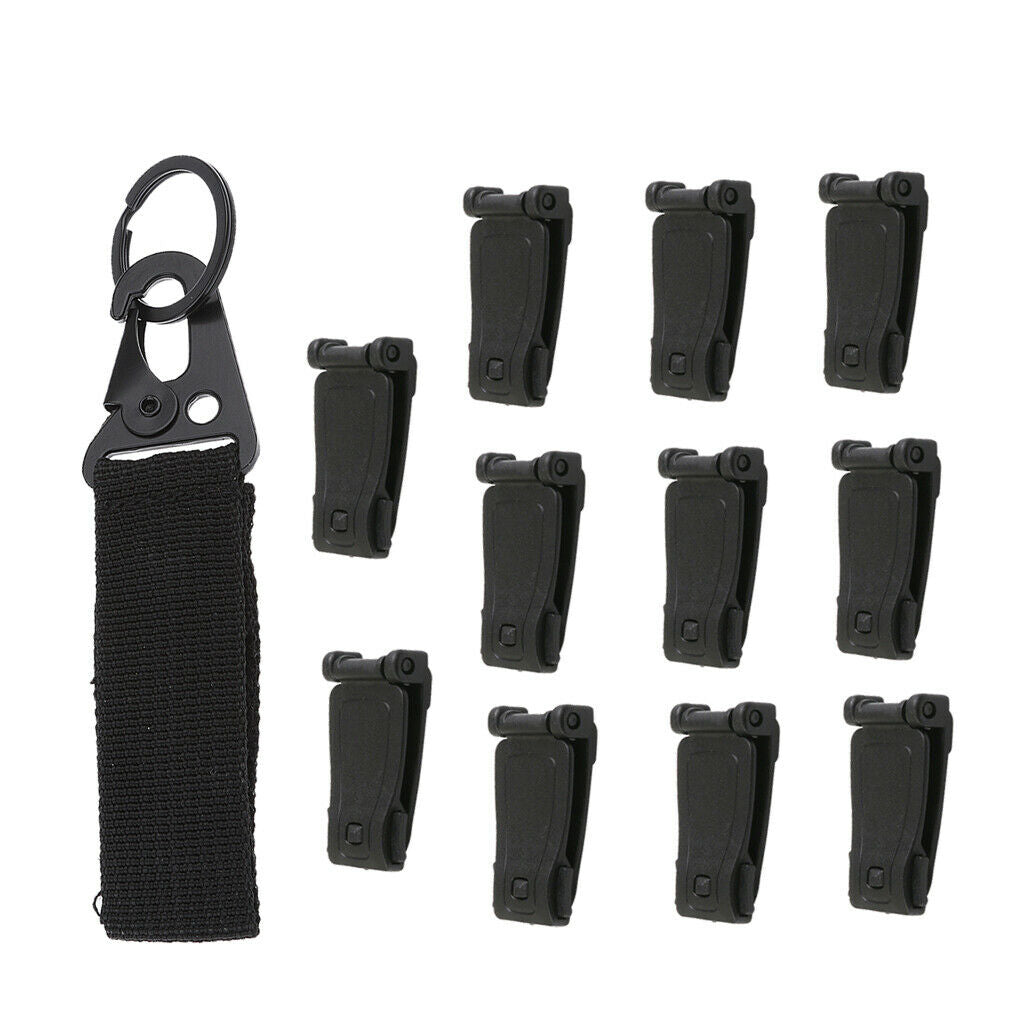 Nylon Carabiner for Belt with Carabiner And 10 Piece Buckle Hook
