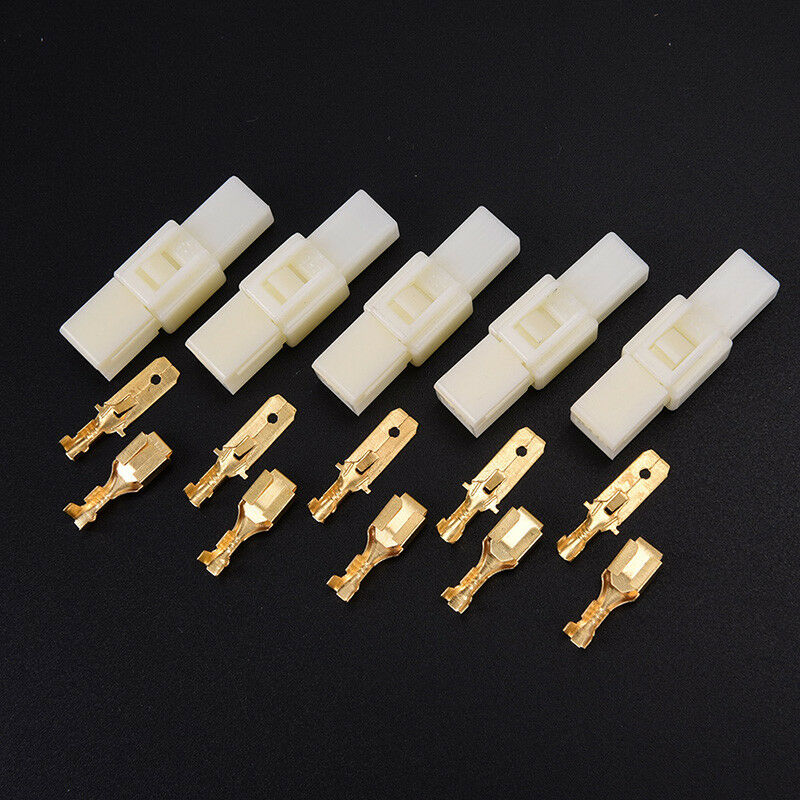 6.3mm1pin automotive electrical wire connector male female cable terminal .l8