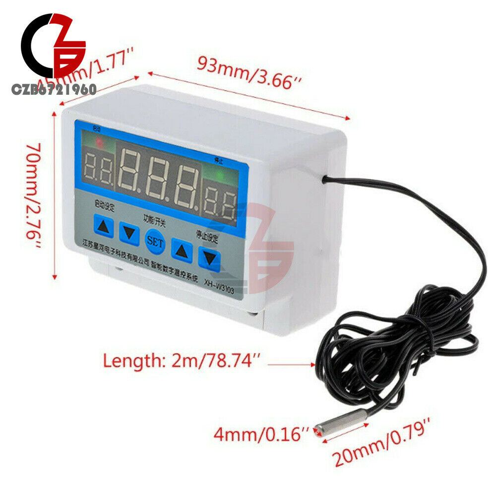 New 6600W AC 220V 30A Digital Thermostat Temperature Controller Temperature