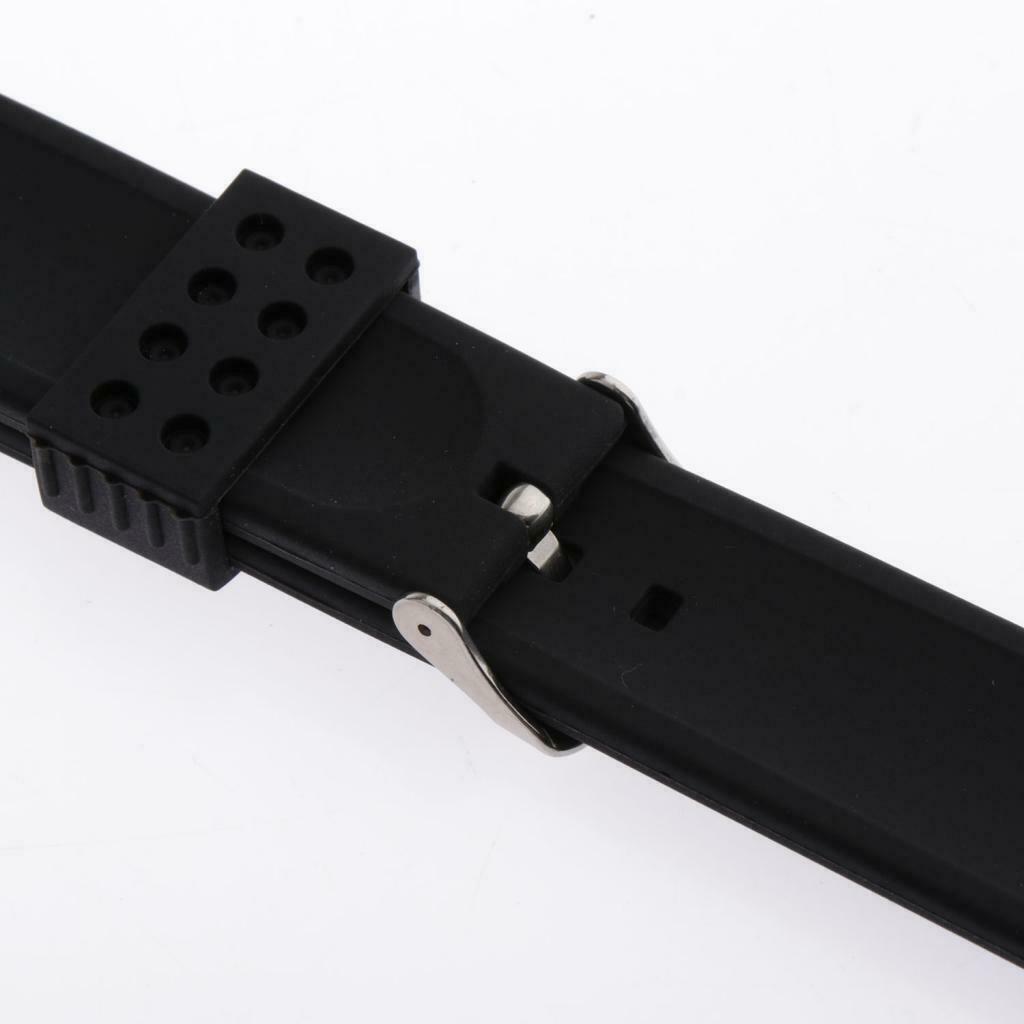 Fashion Soft Silicone Sport Diver Watch Strap Bracelet 20/22/24mm Waterproof