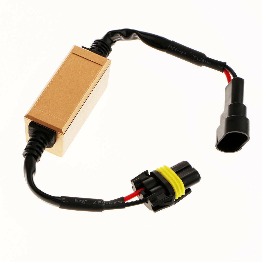 2pcs 9006 LED Headlight Error Free Anti Flicker Resistor Canceller Decoder