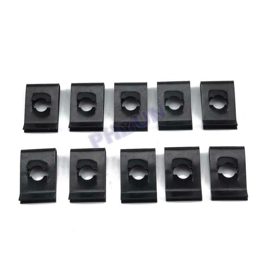 120x U-Shaped Reed Nut Clip No.14 For Car Truck Motorcycle Truck Home Garden