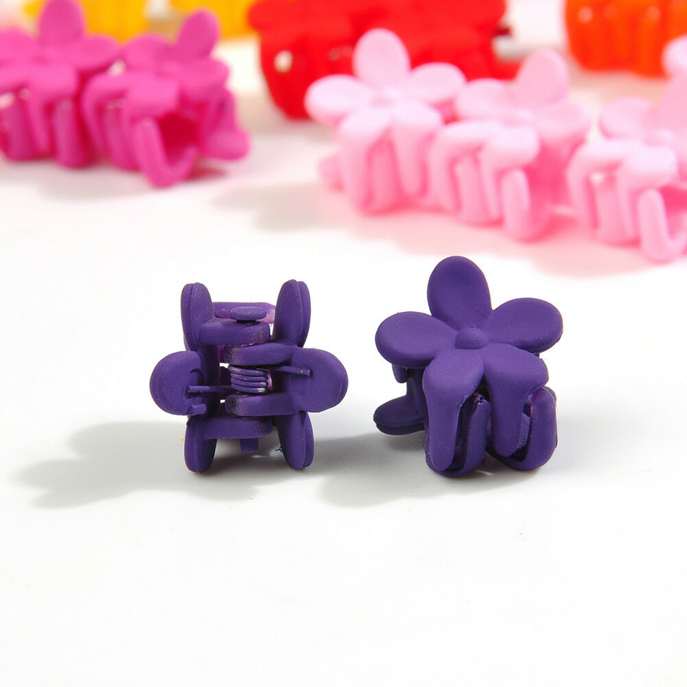 Set of 30 Lovely Kid Baby Girls Charm Hairpins Mini Claw Hair Clips Clamp Flower