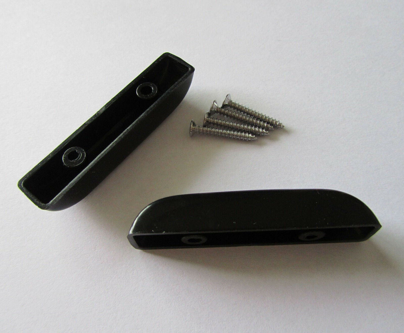 2x Plastic Black Thumb Rest Thumbrest for Precision Bass Jazz Bass Guitar
