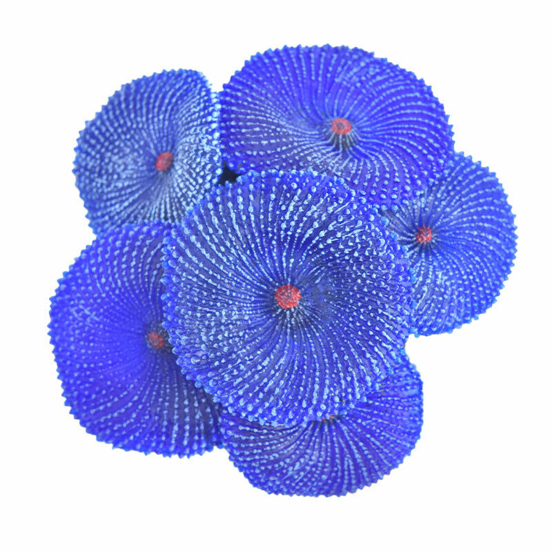Sea Plant Ornament Blue Artificial Coral Plant Ornament For Aquarium Dec.l8