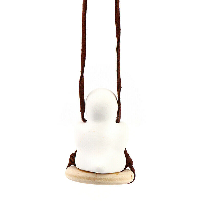 Car Pendant Little Duck Swing Ornaments Auto Rearview Mirror Hanging InterB TL